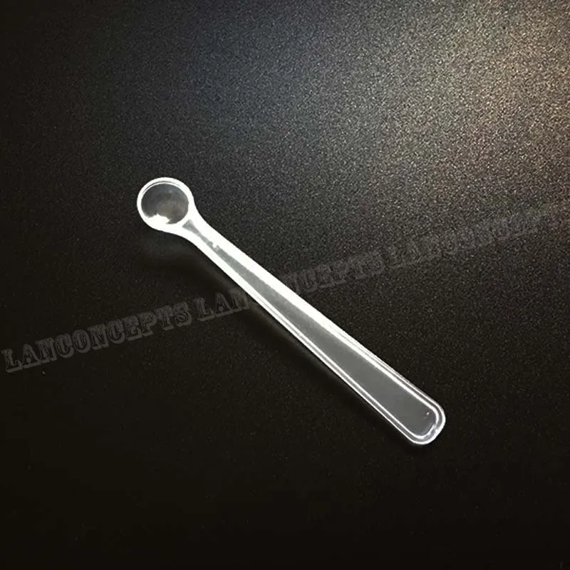 Wholesale 2.5ml Plastic Measuring Scoop, 1.2 gram translucence Spoon, clear  1.2g Measure Spoons, 1000pcs