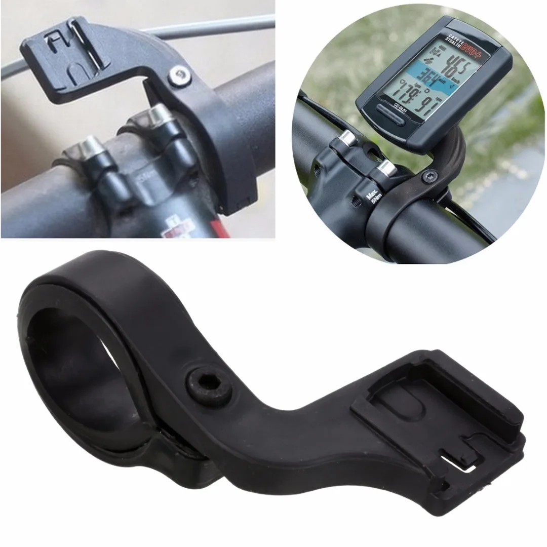 Bicycle Computer Camera Mount Holder Out Front Bike Handlebar Mount Holder For Cateye Wireless Code Table Universal Black