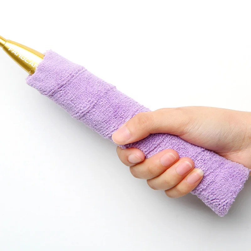 5 шт./лот FANGCAN полотенце запасная ручка теннис сквош бадминтон ракетка микрофибра полотенца ручки с 10 цветов - Цвет: Purple
