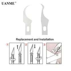 Uanme 1 шт. клей средство для удаления с холодной Blade Tech процессоры ножи для iPhone Процессор A7 A8 A9 A10 платы IC ремонт тонкие лезвия