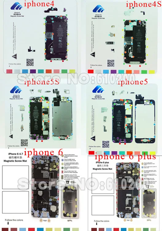 6 in1 Screw Mat Position memory Mat DIY Maintenance Screw