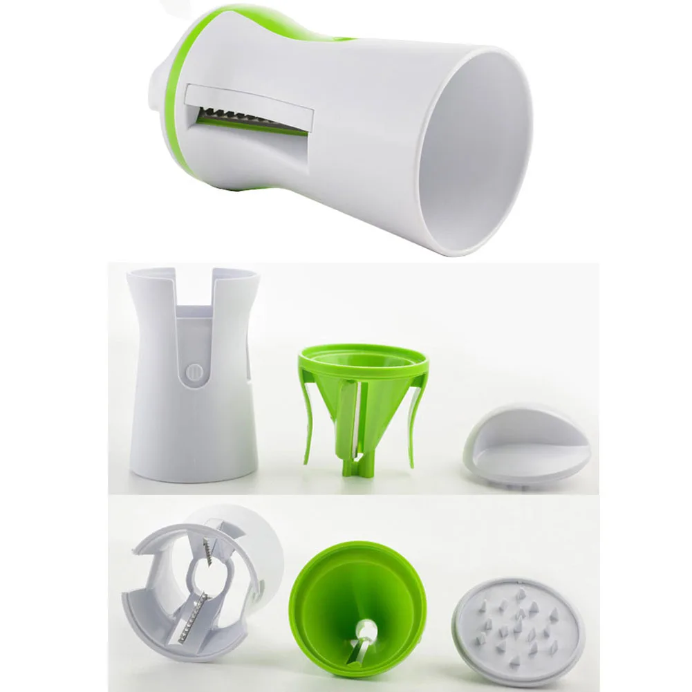 

Kitchen Tools Accessories Gadget Funnel Model Spiral Slicer Vegetable Shred Device Cooking Salad Carrot Radish Cutter Hot Sale