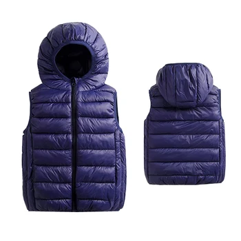

Kids Vest Children's Girls Vest Hooded Jacket Winter Autumn Waistcoats for Boy Baby Outerwear Coats Big Teens girl clothes