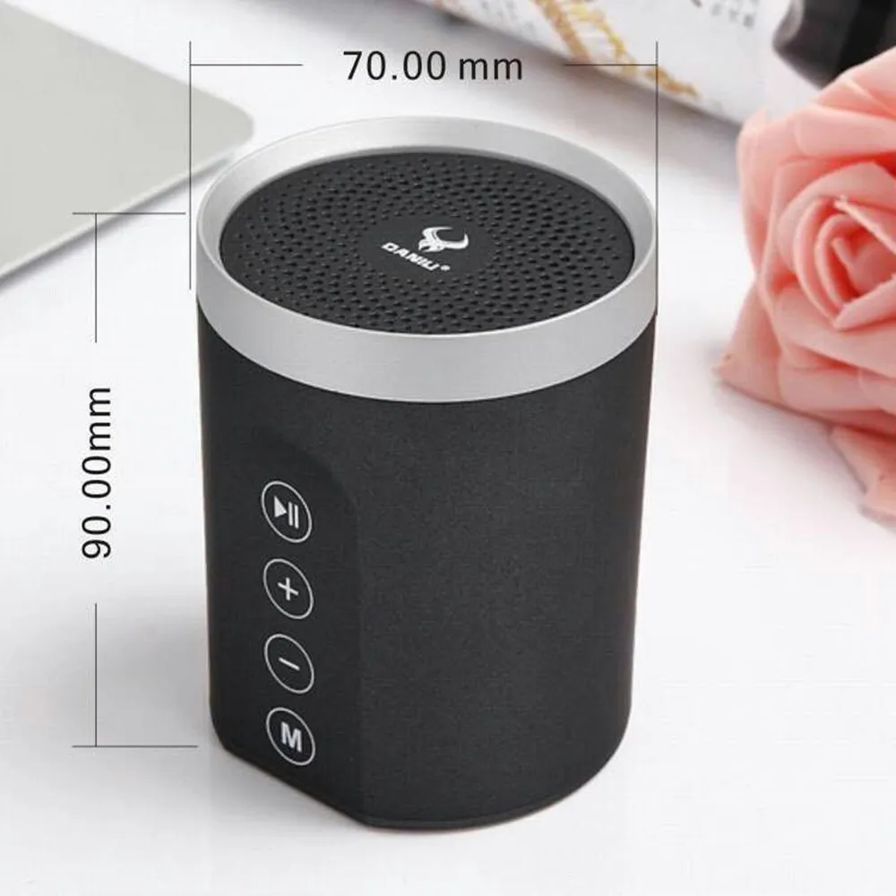 High quality Super bass Portable Wireless Bluetooth Speaker with Mic 1000mAh for Ipad &phone 5W