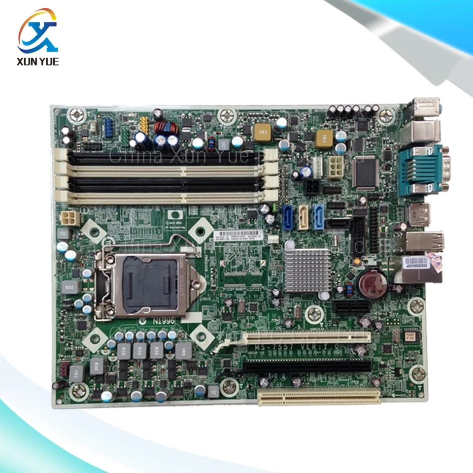 

For HP Elite 8100 MS-7557 Original Used Desktop Motherboard For intel Q57 Socket LGA1156  BTX DDR3 PN: 531991-001 505802-001