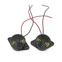 2 шт. 95 дБ Сигнализация DC 3-24 в 12 В 5 В Электронный непрерывный звуковой сигнал пьезоэлектрический