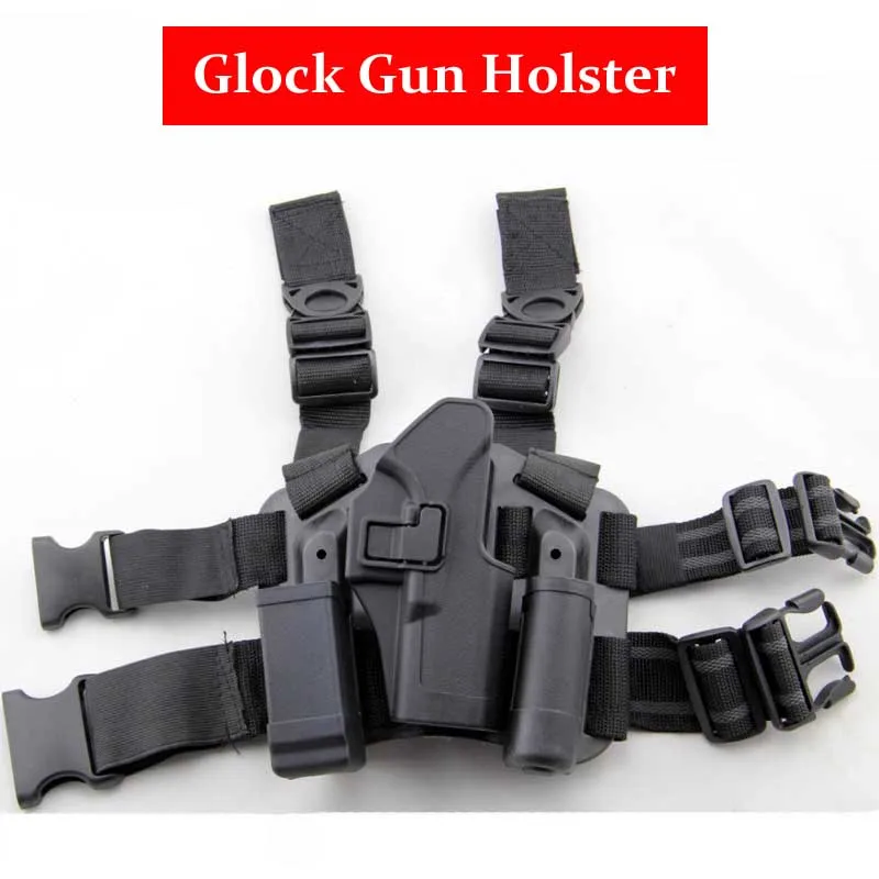 Tactical Military Combat Leg Holster Hunting Airsoft Pistol Gun Holster