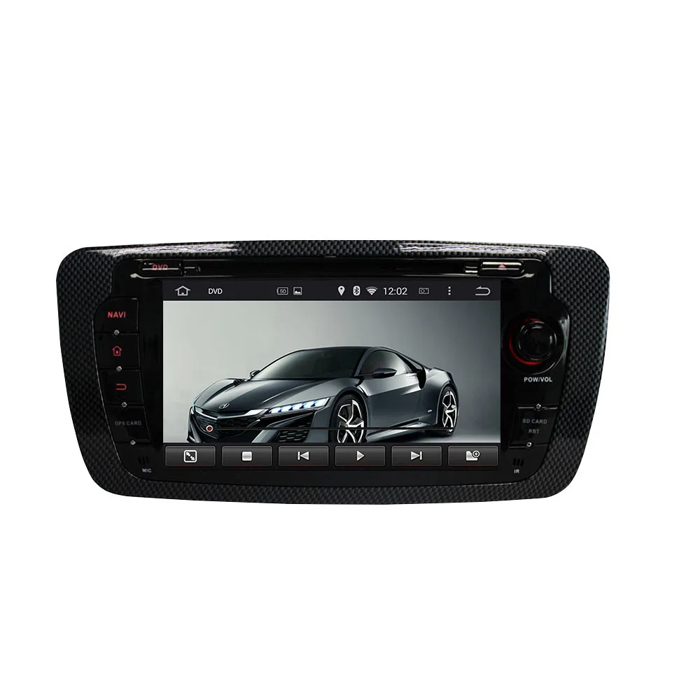 Best OTOJETA Android 8.0 car DVD player octa Core 4GB RAM 32GB rom for SEAT IBIZA 2013 radio touch screen gps stereo GPS head units 2