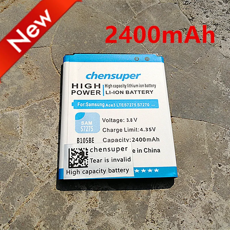 Nuovo B105Be B105Bu Per Samsung Galaxy Ace 3 Lte Gt-S7275 Galaxy Luce Sgh-T399 2400 Mah