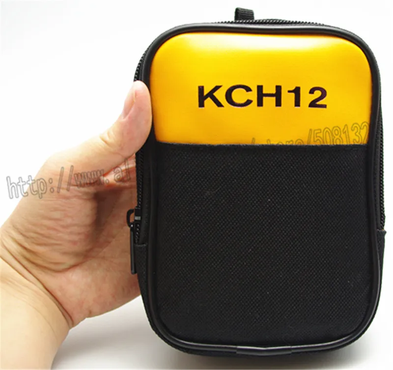 

KCH12 Mini Soft Carrying Case Bag Use for Handheld Multimeter Meter FLUKE 101 106 107 101 KIT UNI-T UT33A /B/C/D UT136ABCD