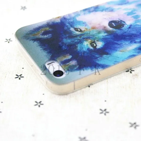 phone Case for iPhone 5 5S 5se 5G Cartoon owl puppy Giraffe printing Thin Cover Case Mobile Phone Covers protector 21