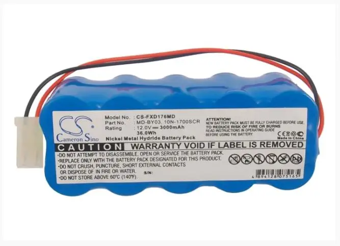 Cameron Sino аккумулятор 3000 мАч для FUKUDA FC-1760 10KR-2300FO 10N-1700SCR MD-BY03 медицинская батарея |