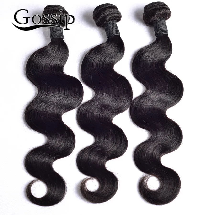 

Gossip Brazilian Body Wave Remy Hair Bundles 1pc Wet And Wavy Human Hair Unprocessed Hair Weaving For Black Women