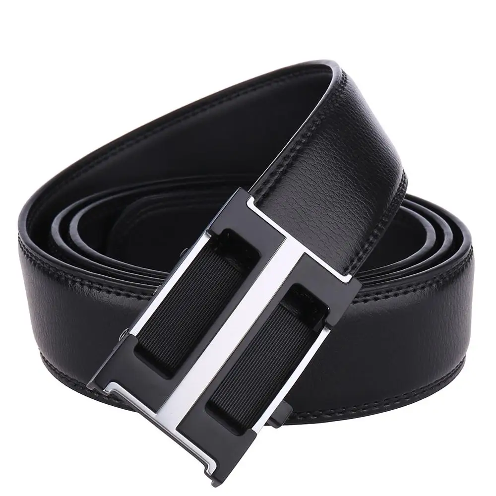 

Famous Designer Belts Men Quality Automatic Buckle Genuine Leather Belts for Men Black Men's Belts Fashion Luxury Waist Strap