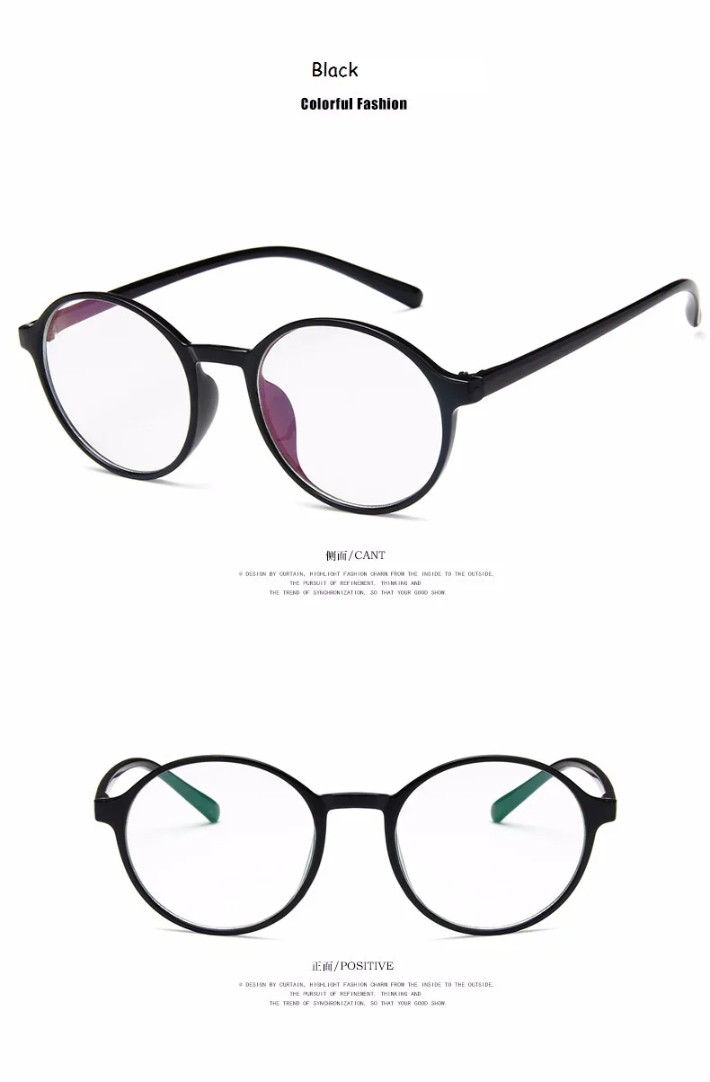 Новые модные женские очки, оправа для мужчин, оправа для очков, винтажные круглые прозрачные линзы, очки, оптическая оправа для очков, прозрачная