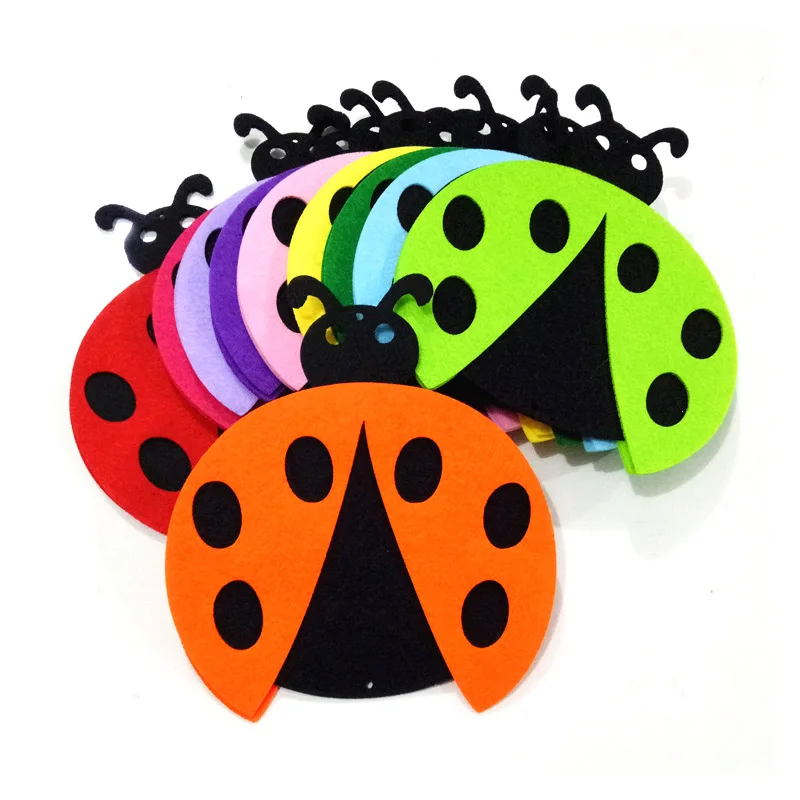  20cm Cartoon Beetle Felt Cutting Non-Woven Cloth Felts Felts Kindergarten Kid Room Diy Decoration L - 32850961931