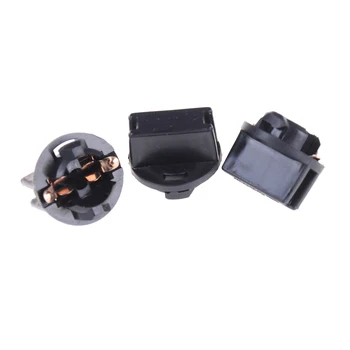 

10PCS T10 Lamp Socket Dashboard Instrument Panel Socket T10 W5W 168 192 194 Twist Lock Wedge Bases Dash Bulb Plug