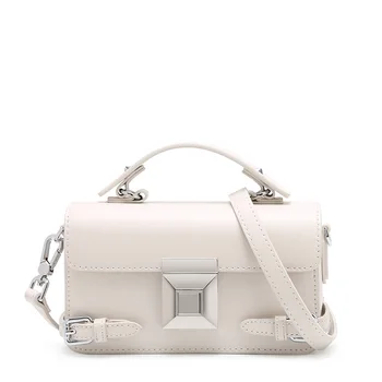 

2019 Spring Vintage Designer Real Genuine Leather Handbag Woman Small Shoulder Crossbody Bags Luxury Tote Women Messenger Bag