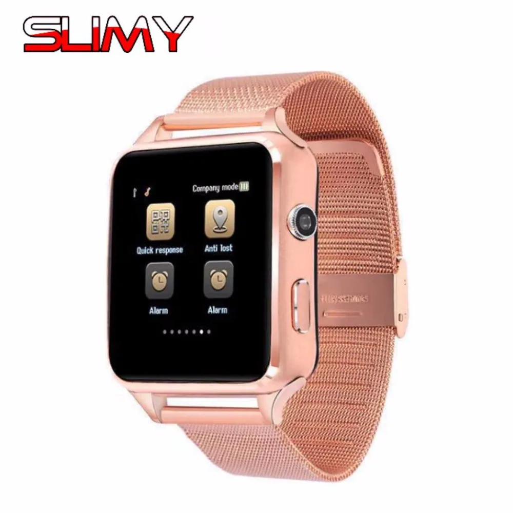 Slimy X6 Bluetooth Smart Watch Smartwatch Sports Watch Curved Screen Clock Support Camera FM SIM Card