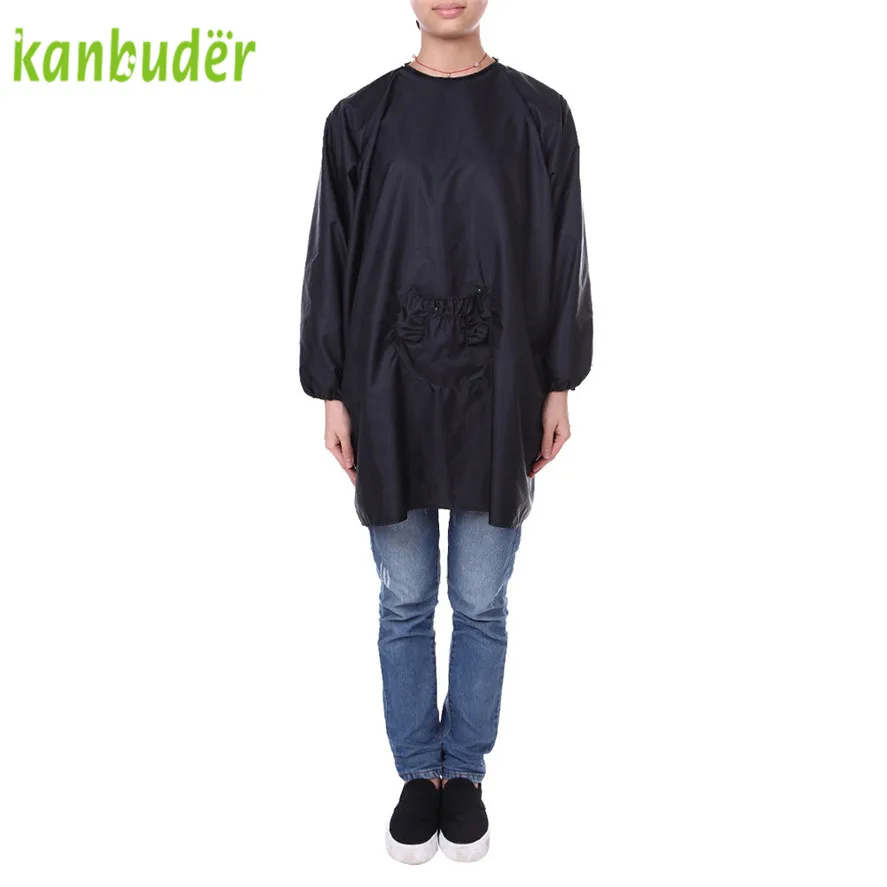 New Brand Capes Kanbuder 1PC Black Cutting Hair Waterproof Cloth Salon Barber Gown Cape Hairdressing Hairdresser Pretty