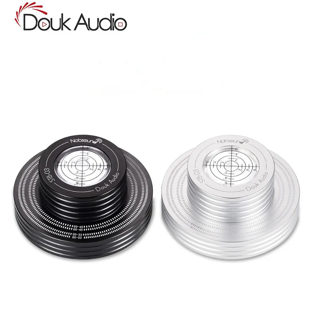 

Douk audio Hi-End Hi-Fi LP Vinyl Disc Stabilizer 50/60Hz Tachometer Record Weight Turntable Bubble Level