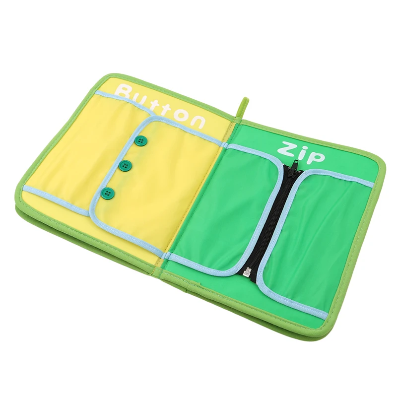 Básicas de Vida Renda e Gravata Páginas Criança Brinquedo Montessori Vestido Placas Livro Tranquilo Aprendizagem Precoce Habilidades Brinquedos-zip Snap Botão Fivela 8 15 High Quality Brinquedos e hobbies