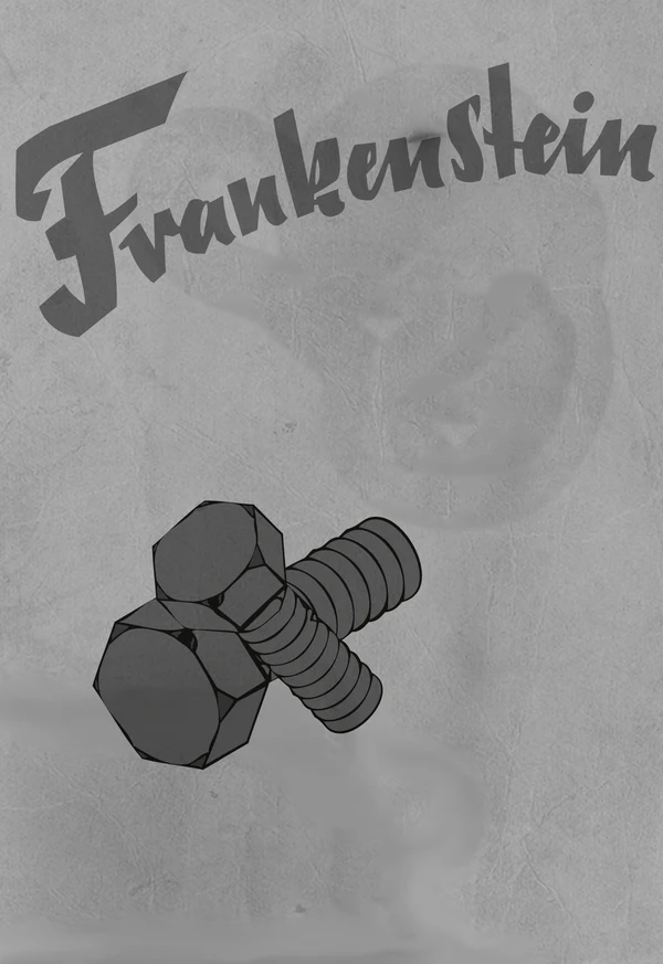 VINTAGE THE BRIDE OF FRANKENSTEIN MOVIE POSTER A4 PRINT