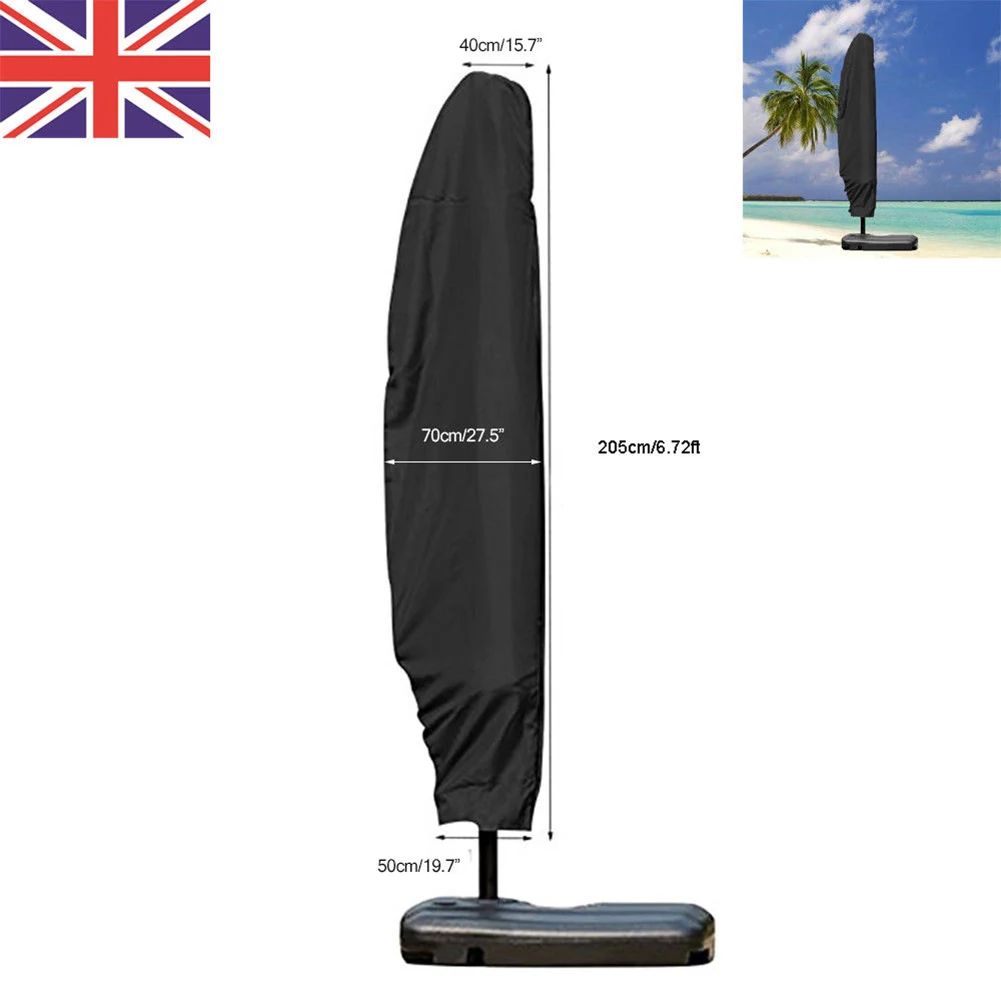 

Camping Awning Parasol Banana Umbrella Cover Waterproof Cantilever Shield Durable For Outdoor Garden Patio DO2