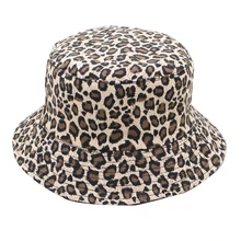 Леопардовый узор Панама унисекс складной принт кепка хип хоп Gorros мужская летняя кепка s женская панама Панама для рыбалки