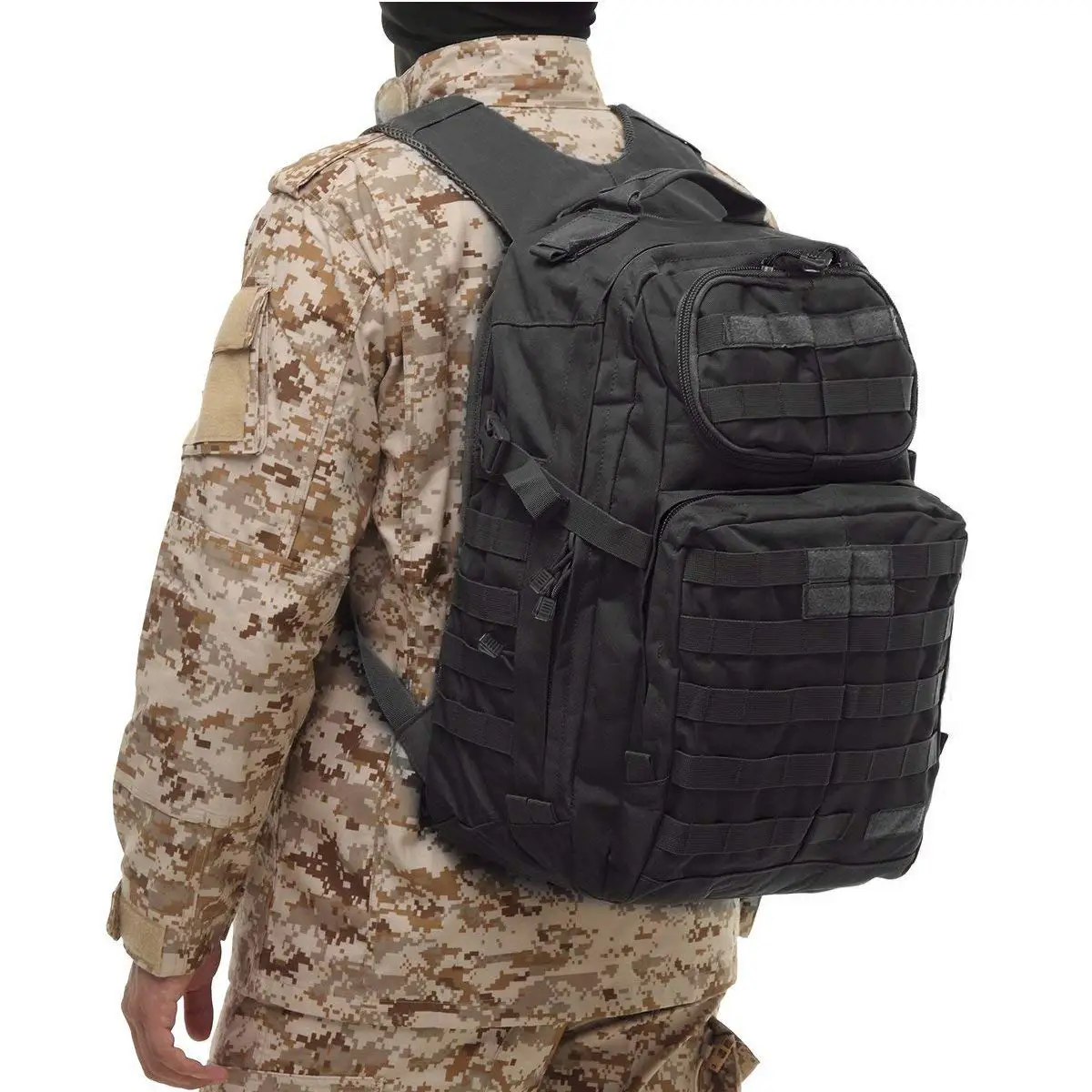 900D Waterproof Military Tactical Assault Molle Pack 40L Sling Backpack 24H Survival Rucksack ...