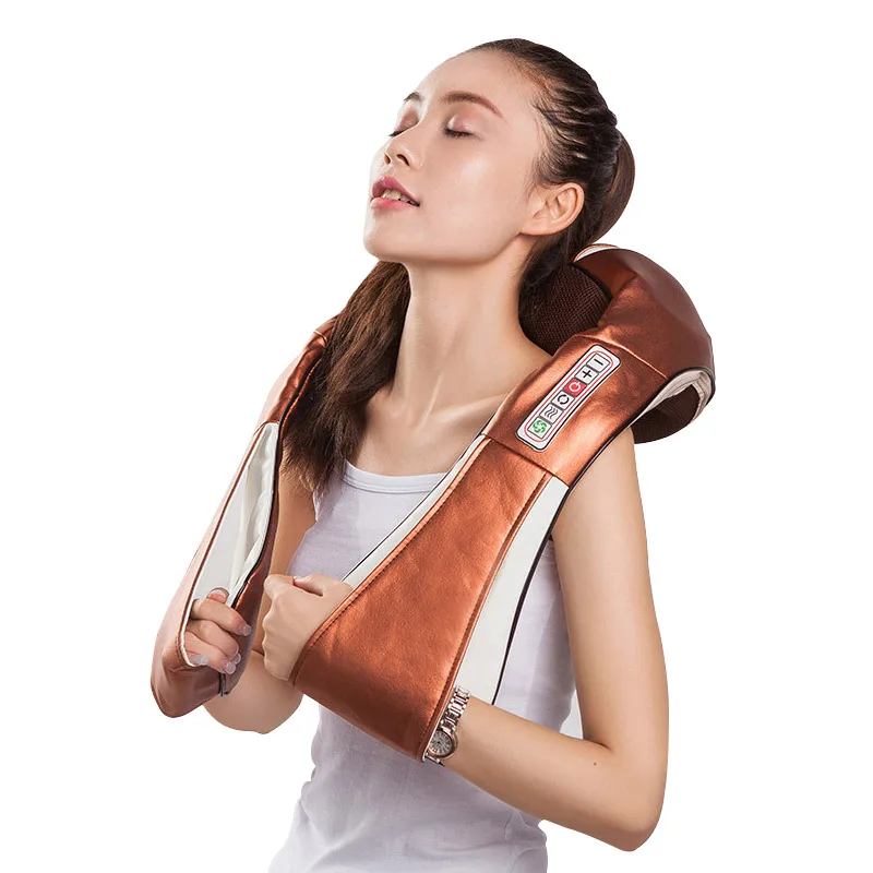 

Home Car Electrical Body Massager Relaxation Massage U Shape Neck Back Shoulder Shiatsu Infrared 6 keys 3D Kneading Massager