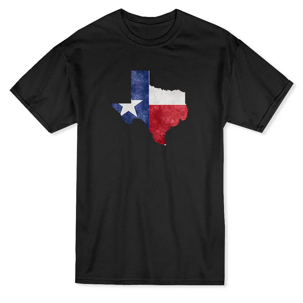 Texas Flag Texas State Men's T shirt Summer Style T Shirt Design T