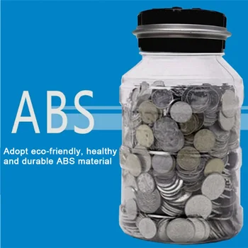 

Christmas Gift Piggy Bank Counter Coin Electronic Digital LCD Counting Coin Storage Box For EURO Money