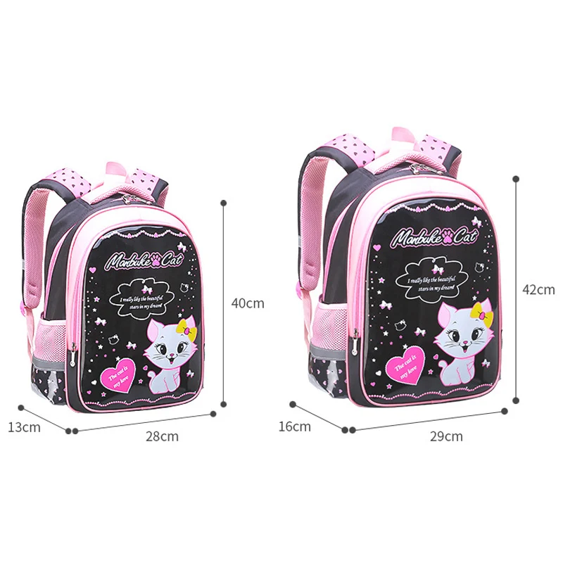Рюкзак Gato doce Da Menina Escola Bolsas Padro Miudo Dos Desenhos Animados Mochila Crianas Saco DE Menina|sacos de escola meninas|mochila