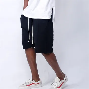 

Plus-Size New Fashion Brand High Quality Men Shorts Bodybuilding Fitness Sweat shorts Jogger Casual Gyms Men Pure Color Shorts