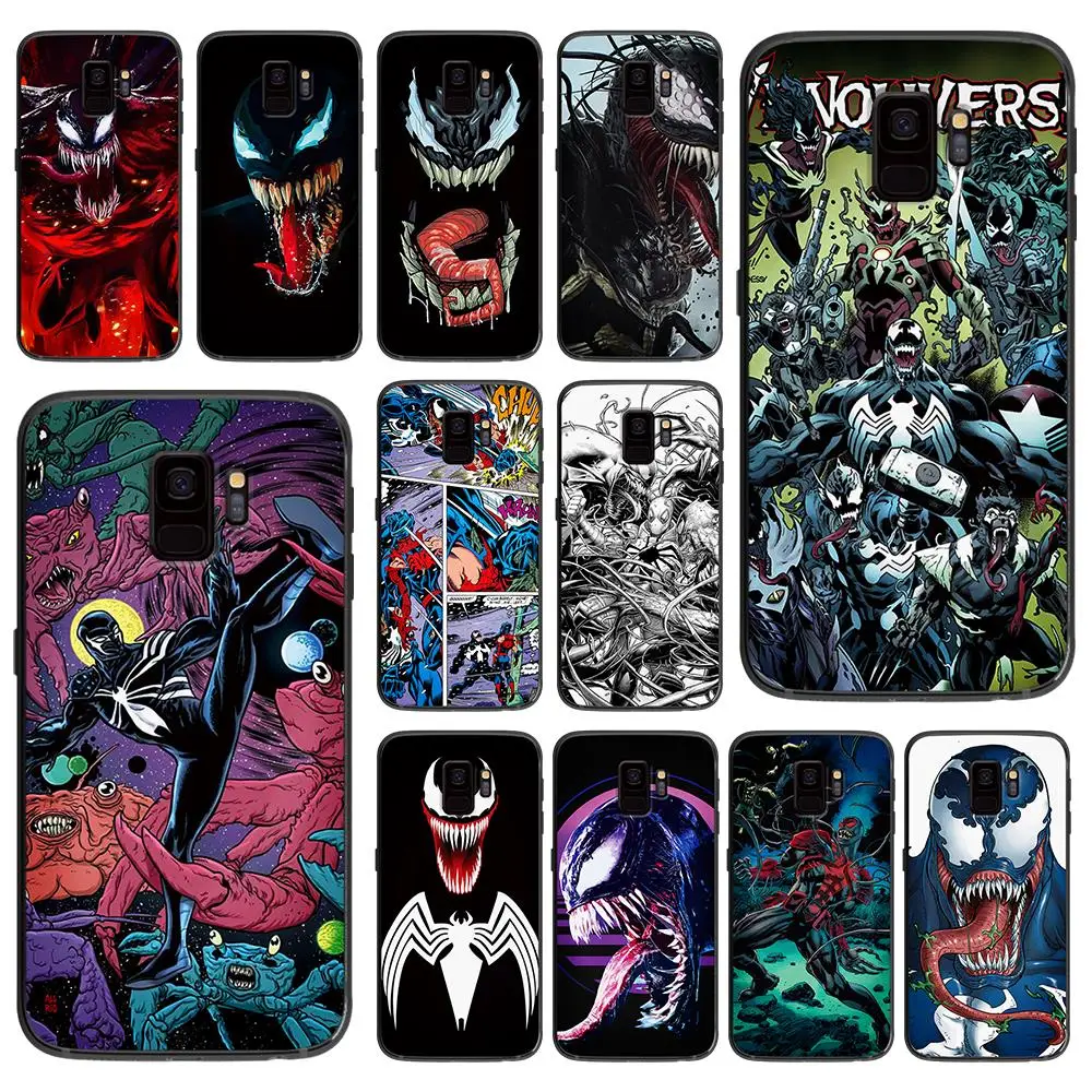 

Marvel venom deadly guardian for Samsung Galaxy A5 A6 A7 A8 A9 2017 Phone Cover Plus M10 M20 M30 silicone phone cases
