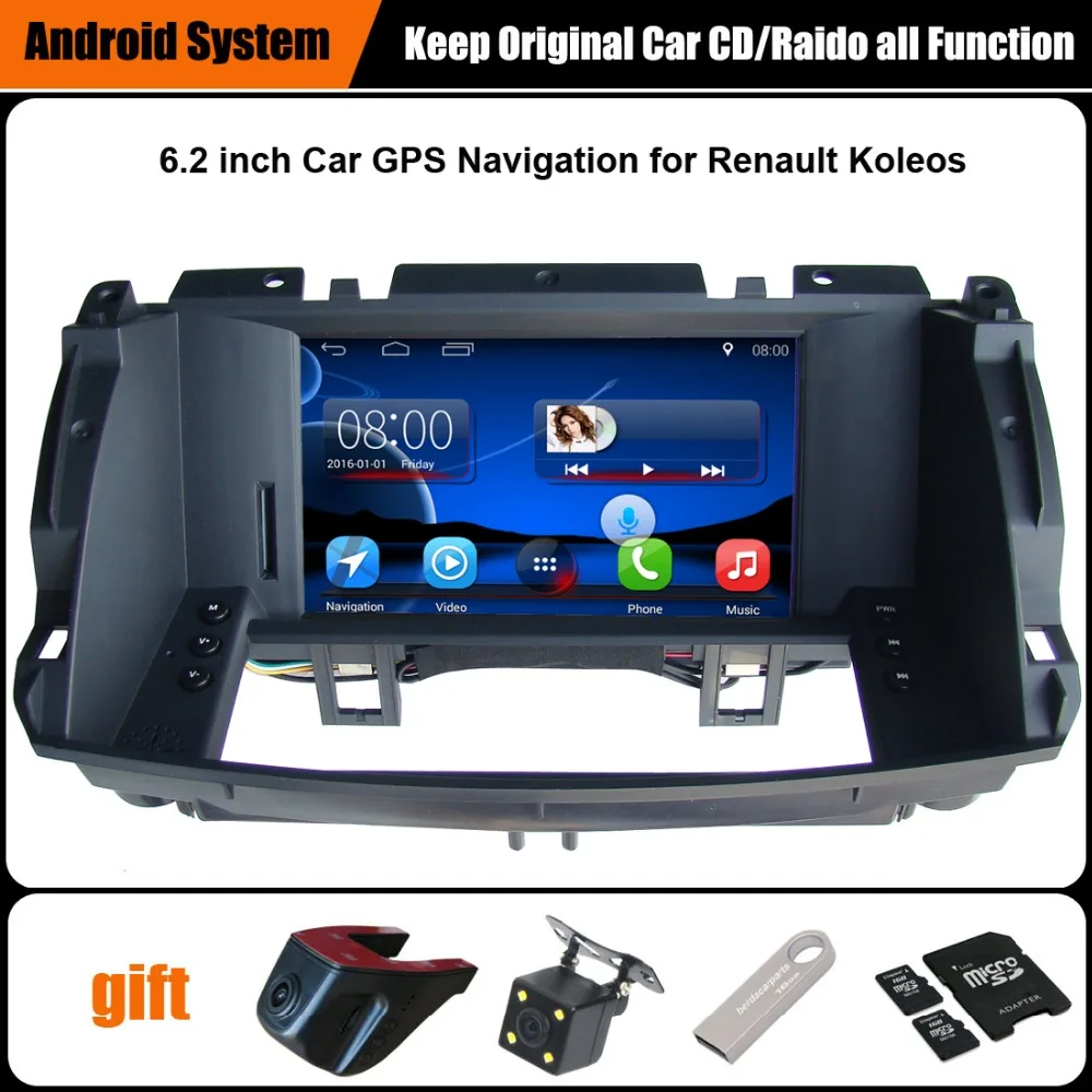 Upgraded Original Car font b Radio b font Player Suit to Renault Koleos 2009 2014 GPS