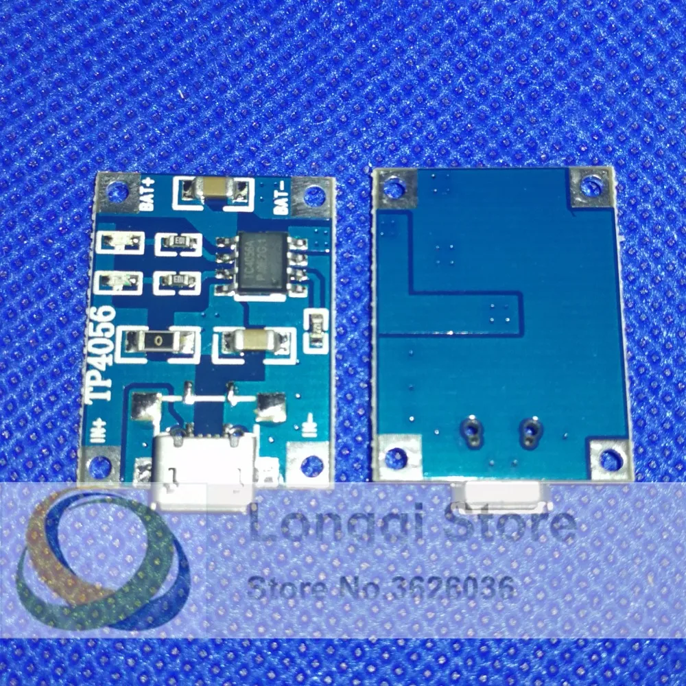 Micro USB 5V 1A 18650 TP4056 модуль зарядного устройства литиевой батареи зарядная плата с