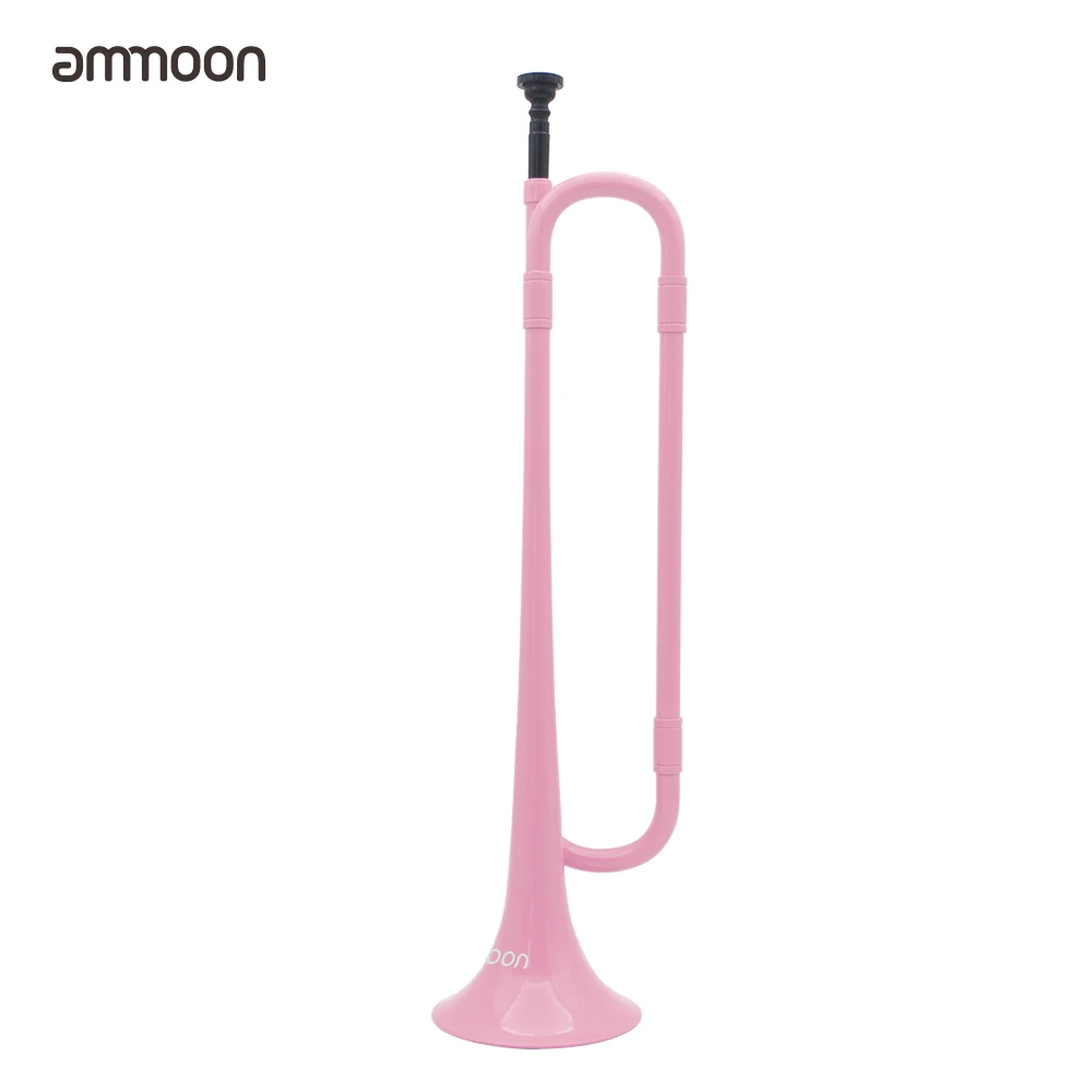 Ammoon B плоская кавалерийская труба экологически чистый пластик с мундштуком для группы школьников