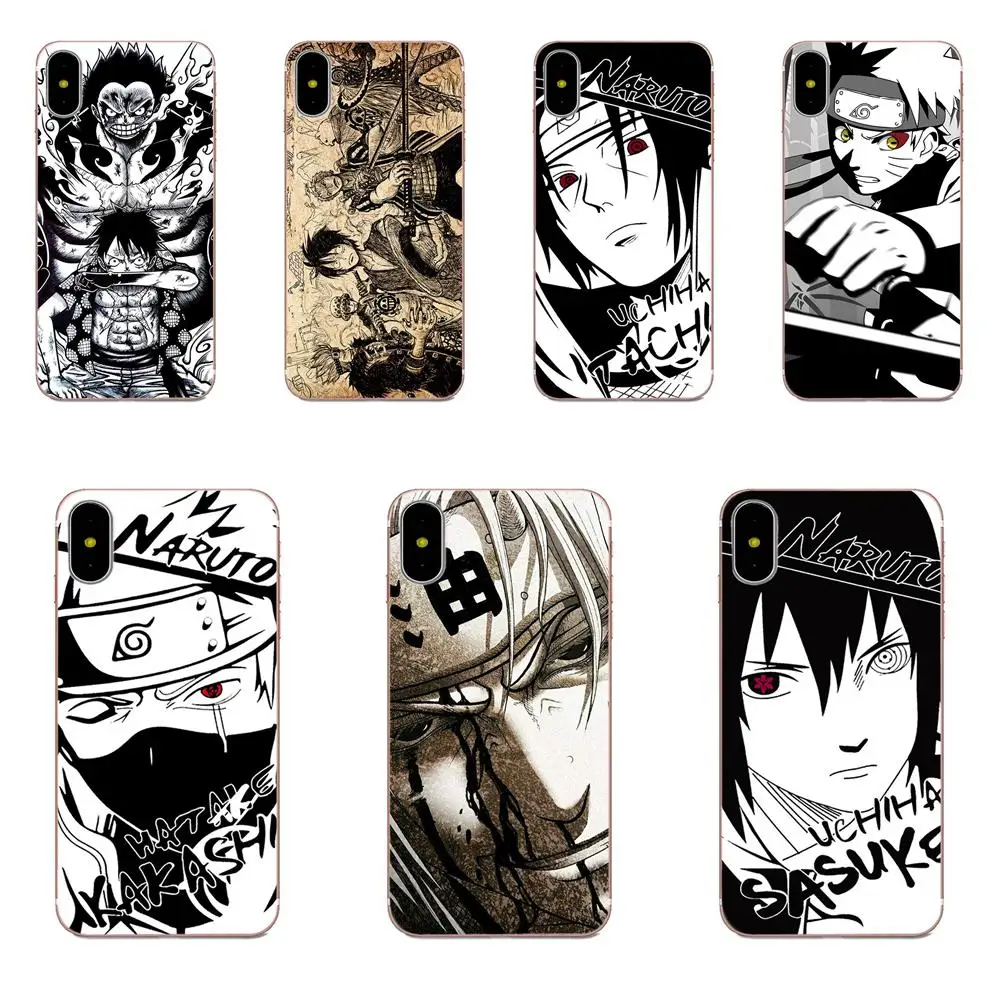 

Cartoon Sketch Naruto One Piece Soft TPU Design For Huawei P8 P9 P10 P20 P30 Mate 7 8 9 10 20 Lite Plus Pro 2017