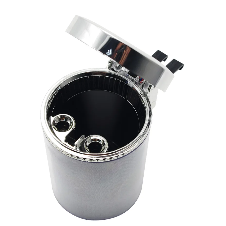 MUNSS Universal Car Ashtray With Colorful LED Light Portable Smokeless Ashtray Cigarette Holder Cup Car Interior Accessories  (4)