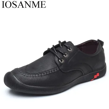 

men's shoes dress leather luxury brand spring folding dress male footwear adult boy italian leisure fashion oxford shoes for men