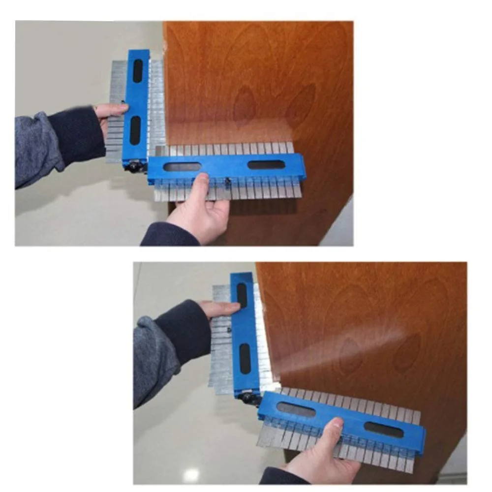 200 мм/2x200 мм стальной профиль копировальный датчик контурный манометр Дубликатор Деревянный инструмент для маркировки плитки из ламината общие инструменты