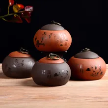 Yixing Zisha герметичный керамический контейнеры для чая, коробка для сбора закусок, кухонные офисные товары для хранения