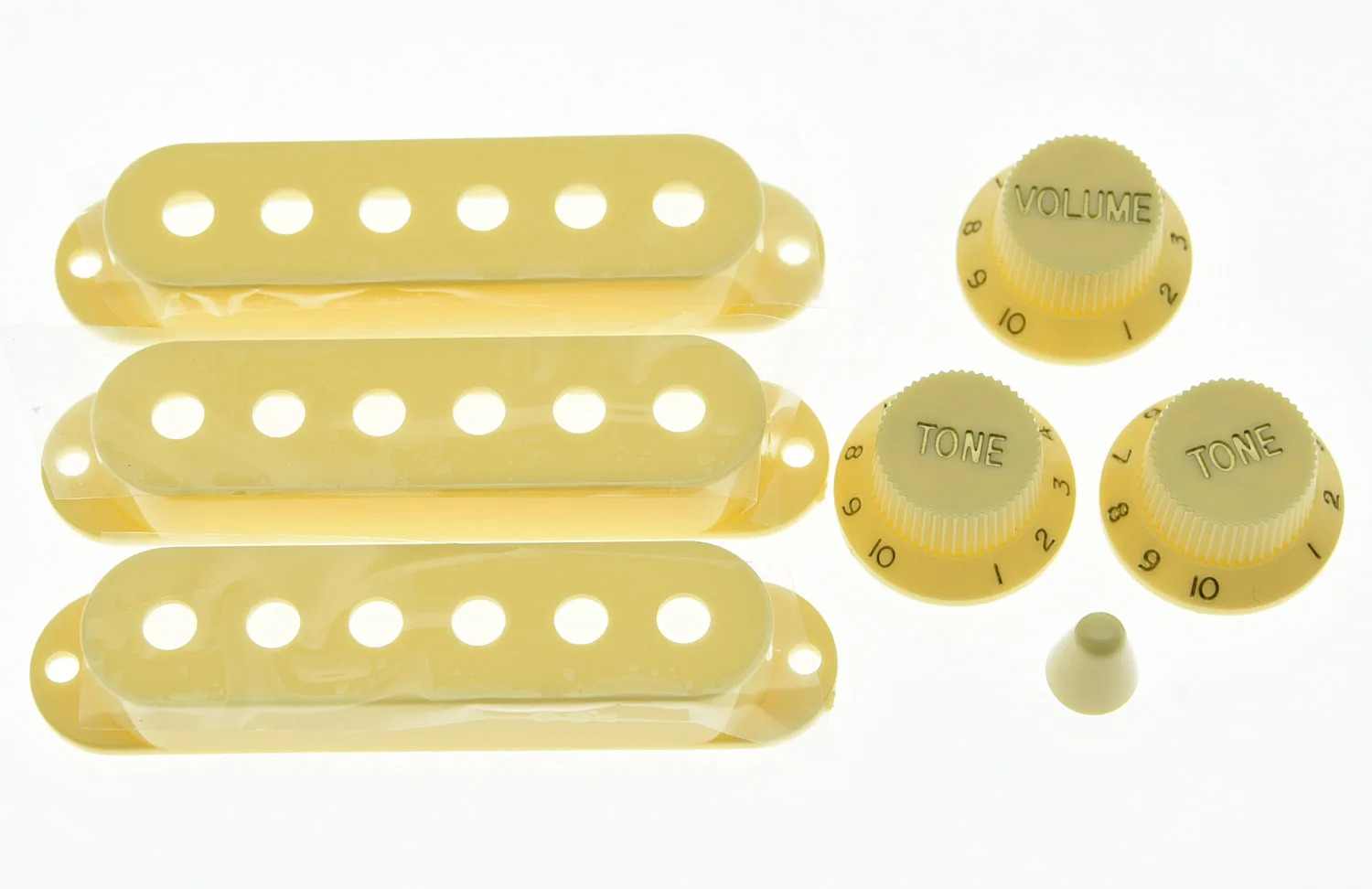 

KAISH Vintage Cream ST Knobs,ST Pickup Covers and Switch Tip