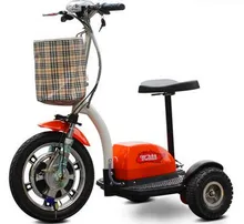 2016 new style 48v factory wholesale Electric Scooter for disabled people /3 Wheel 16 inches simple eeasy electric scooter 450w