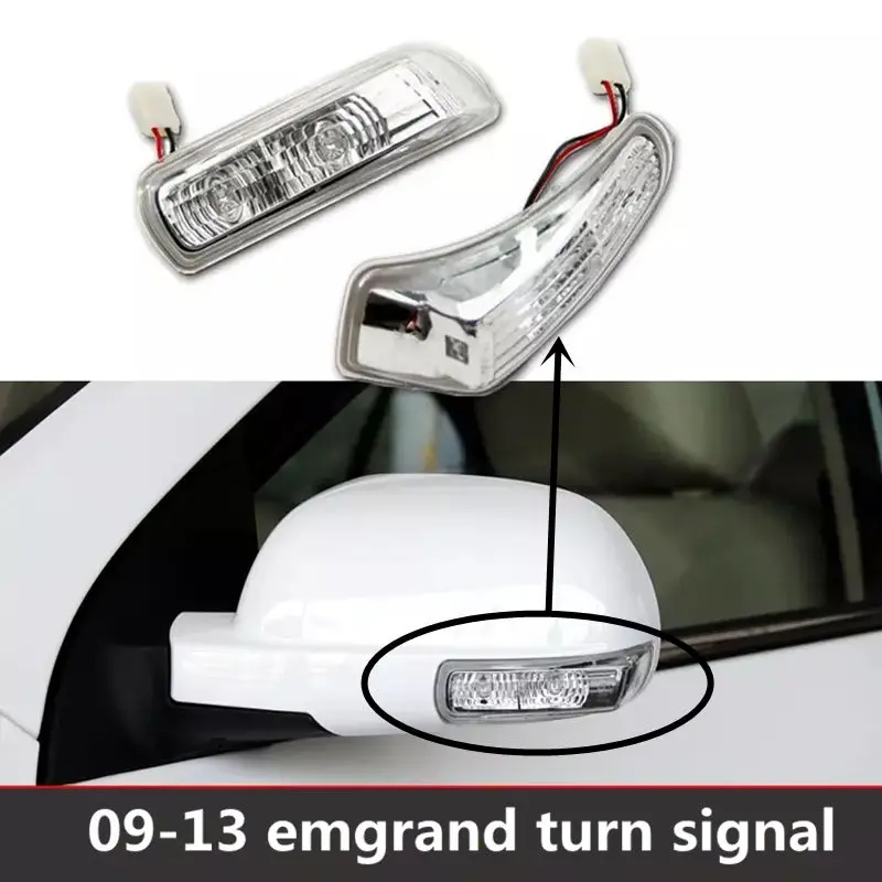 Tanie Z przodu samochodu światła do jazdy dziennej LED, modyfikacja samochodu dla Geely