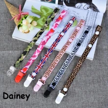 Детский ремешок для соски, зажим, цепь лента, держатель для пустышки Chupetas, пустышки, зажимы, ремешок, держатель для сосков для младенцев BNZ04