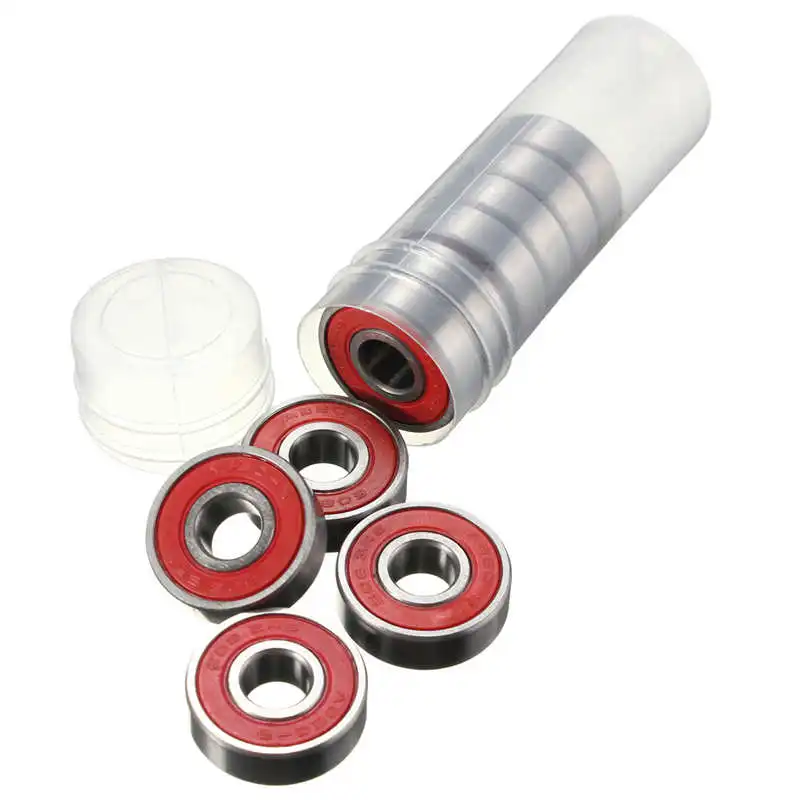 

10x Rotation Speed Skateboard Skate Longboard ABEC-9 608RS Steel Bearings Solid and Durable Shafts