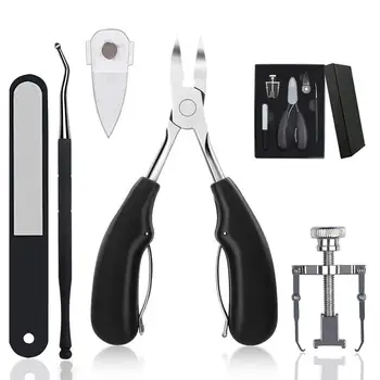 

5PCS Useful Ingrown Nail Correction Tool Foot Orthopedics Fixer Foot Pedicure Nail Care Tool Nail Corrector Pedicure Tool Suit